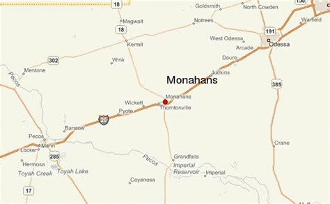 Monahans Location Guide