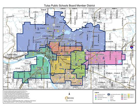 Tulsa Public Schools district boundary map (copy) | | tulsaworld.com