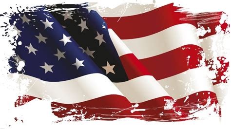 Free Vintage American Flag Design Vector 04 - TitanUI