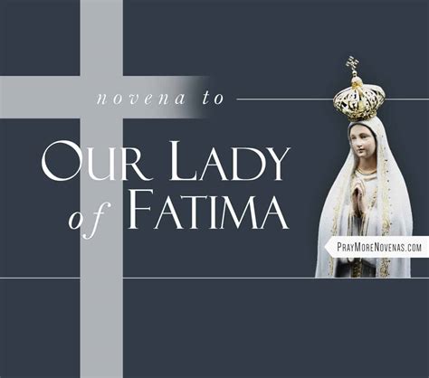 NOVENA PRAYERS to OUR LADY of FATIMA - Pray More Novenas - Novena ...