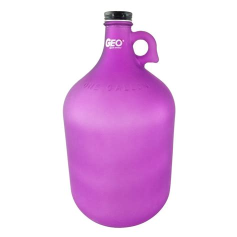1 Gallon Glass Jug Reusable Water Bottle Jug BPA Free With Cap and Finger Holder - Walmart.com ...