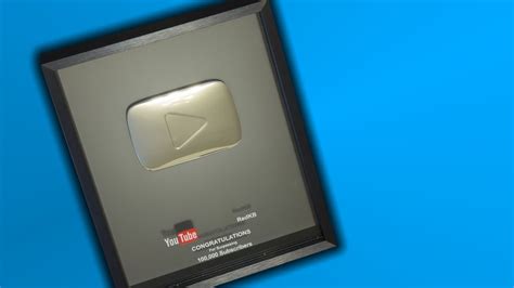 YouTube Silver Play Button Unboxing!!! - YouTube