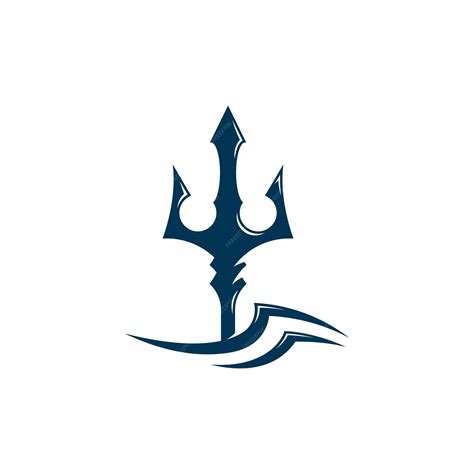 Premium Vector | Trident vector logo icon illustration sign symbol
