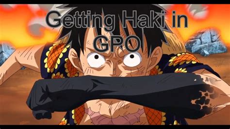 Getting Haki in GPO - YouTube