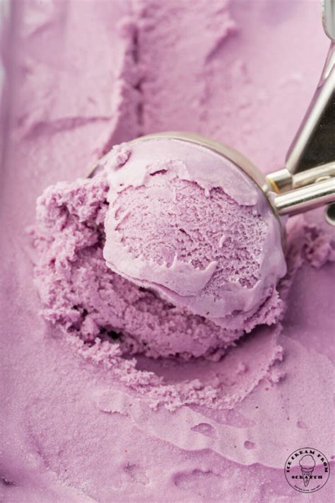 Blueberry Ice Cream - Ice Cream From Scratch