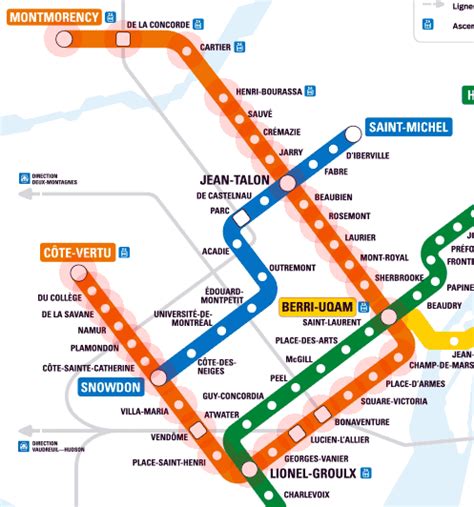 Orange Line Metro Map