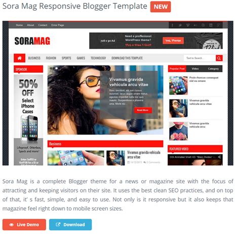 Best Free Responsive Blogger Templates | Impact Social Media