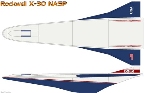 X-30 NASP Space Science, Rockwell, Technical, Flight, Engineering ...