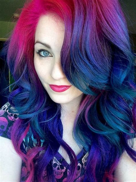 Pin by Queen Halloween on ∞Hairdo∞ | Mermaid hair color, Unicorn hair ...