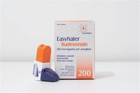 Easyhaler Budesonide 200micrograms/dose dry powder inhaler (Orion Pharma (UK) Ltd) 200 dose ...