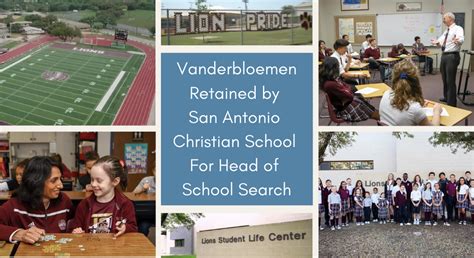 Vanderbloemen Retained by San Antonio Christian School For Head of School Search