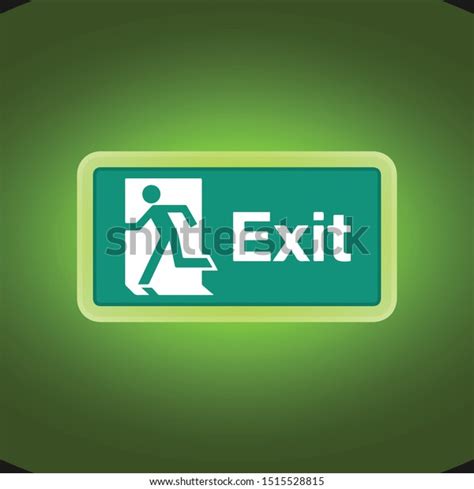 Exit Sign Vector Exit Way Symbol Stock Vector (Royalty Free) 1515528815 | Shutterstock