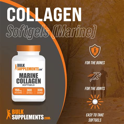 Marine Collagen Softgels - Get Healthier Skin & Stronger Bones