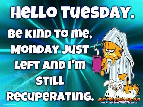 Garfield Tuesday Quotes