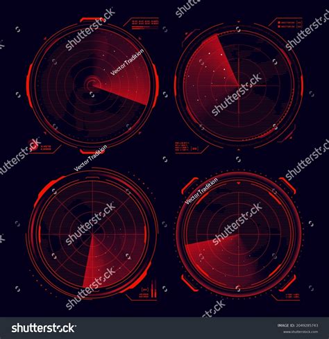 Hud Military Radar Sonar Display Interface Stock Vector (Royalty Free) 2049285743 | Shutterstock