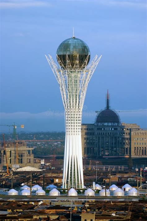 Baiterek Tower in Astana City Stock Photo - Image of symbol, kazakhstan: 4317922