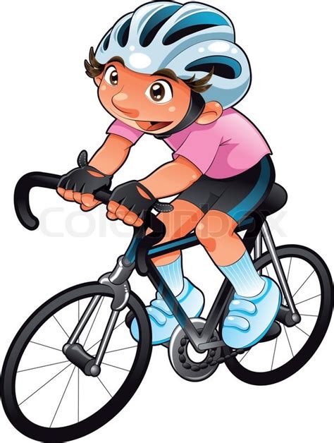 Baby Cyclist. | Stock vector | Colourbox