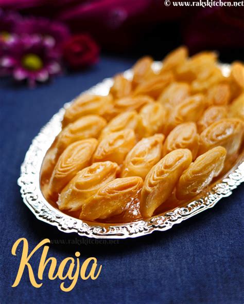 Crispy & juicy Khaja recipe - Raks Kitchen