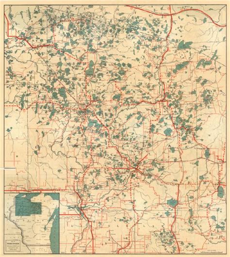 Map Of Northern Wisconsin Lakes