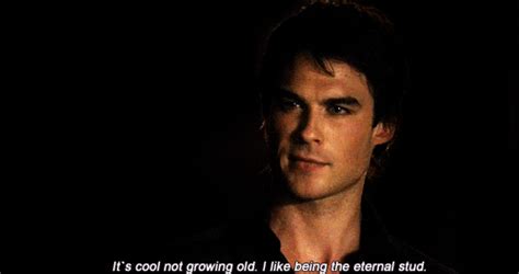 Oh, and he knows how sexy he is. | Damon Salvatore GIFs From The ...