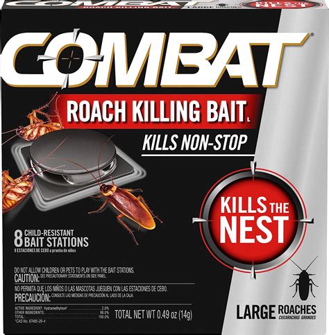 Amazon.com: Combat Roach Killing Bait, Roach Bait Station For Large Roaches, Kills The Nest ...