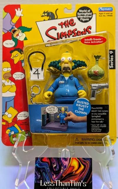 PLAYMATES THE SIMPSONS World Of Springfield Busted Krusty The Clown Interactive $15.00 - PicClick