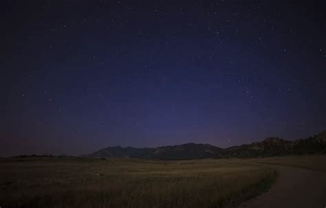 Wallpaper Sky, field, night, stars, darkness images for desktop ...