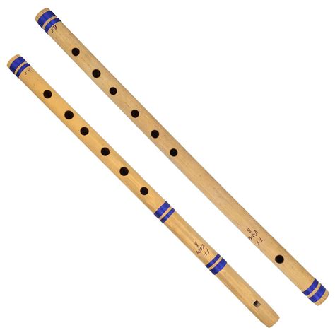 Indian Bamboo Flute Bansuri, Set of 2, Fipple And Transverse, For Amateurs | Indian musical ...