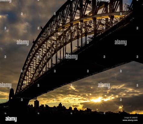 Sydney Harbour Bridge Sunrise Stock Photo - Alamy