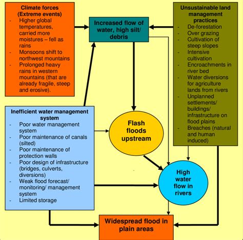 Cause and effects of 2010 floods | Download Scientific Diagram