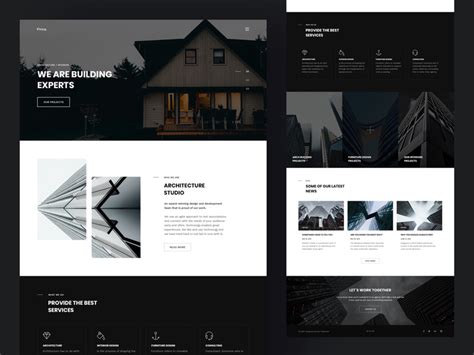 Finca - Architecture Landing Page by ArjunMakwana ~ EpicPxls