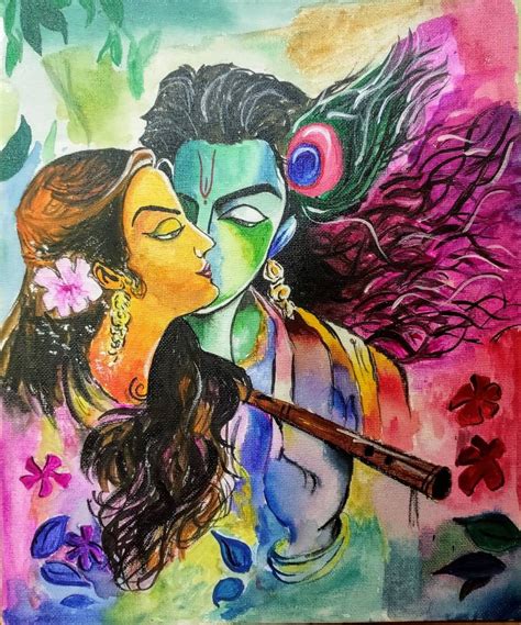 Radha Krishna Love Paintings Hd