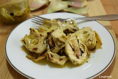 Chargrilled Marinated Artichokes