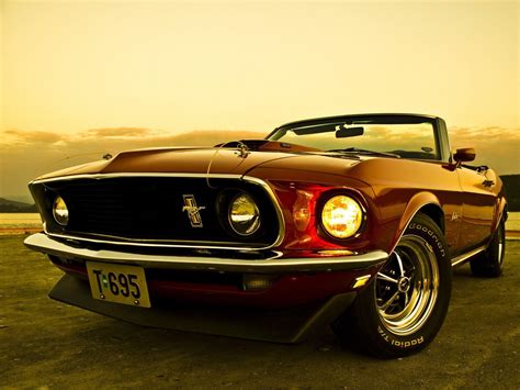 1969 Ford Mustang Fastback Wallpaper