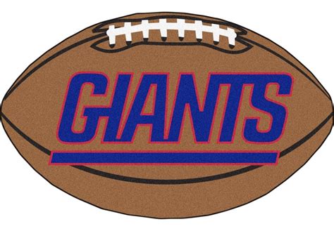 NFL Football Mascot New York Giants 1'6" x 1'10" Rug Nfl Football Art, Football Picks, Best ...