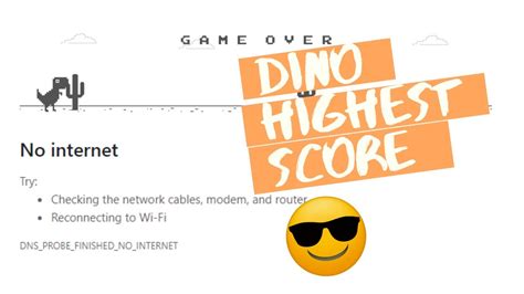 Dino Highest Score 99999 | Chrome Dino Game | Uzair Hussain - YouTube