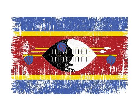 Eswatini Flag Vector 10832125 Vector Art at Vecteezy