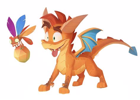 Crash bandicoot in spyro universe - Nicolas Cole : r/AdorableDragons