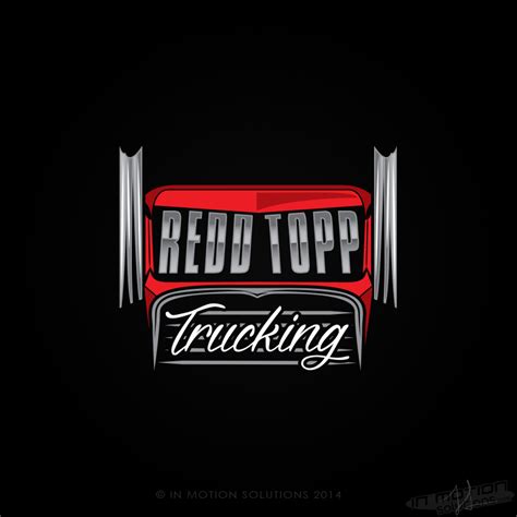 Redd Topp Trucking Company logo design - In Motion SolutionsIn Motion ...