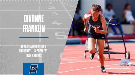 Cal U Athletics on Twitter: "WT&F: Senior Divonne Franklin will compete ...