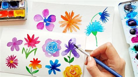 Easy Watercolor Flower Painting For Beginners - Amanda Gregory's ...