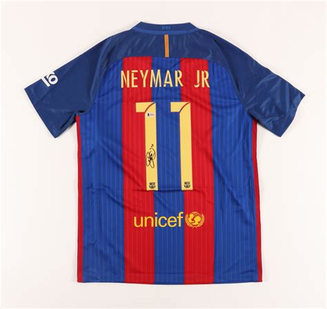 Neymar Signed FC Barcelona Jersey (Beckett LOA) | Pristine Auction