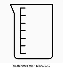 Outline Beaker Vector Icon Stock Vector (Royalty Free) 1330095719 | Shutterstock