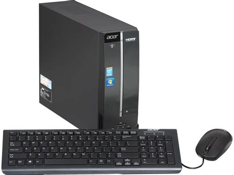 Acer Desktop PC AXC-603-UR2C Pentium J2900 (2.41GHz) 8GB DDR3 1TB HDD Windows 7 Home Premium 64 ...