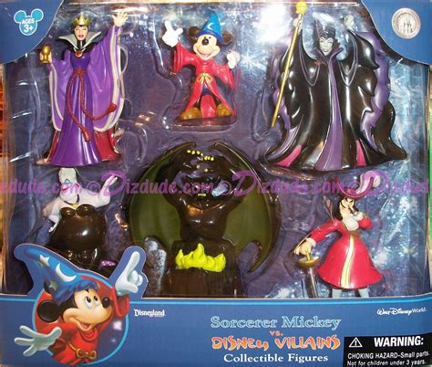 DIZDUDE.com | Disney Sorcerer Mickey vs Disney Villains Collectible ...