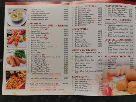 Menu at Fusion restaurant, Kilmacolm