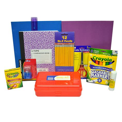 Standard Kindergarten School Supply Kit (003-SSKKIN) | Backpack Gear, Inc