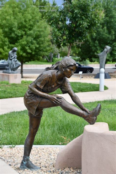 Sculpture Garden at Albuquerque Museum of Art and History in Albuquerque, New Mexico Editorial ...