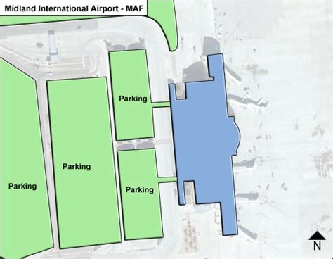 Midland MAF Airport Terminal Map