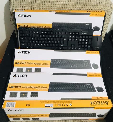 A4TECH WIRELESS KEYBOARD & MOUSE, Computers & Tech, Parts & Accessories, Computer Keyboard on ...